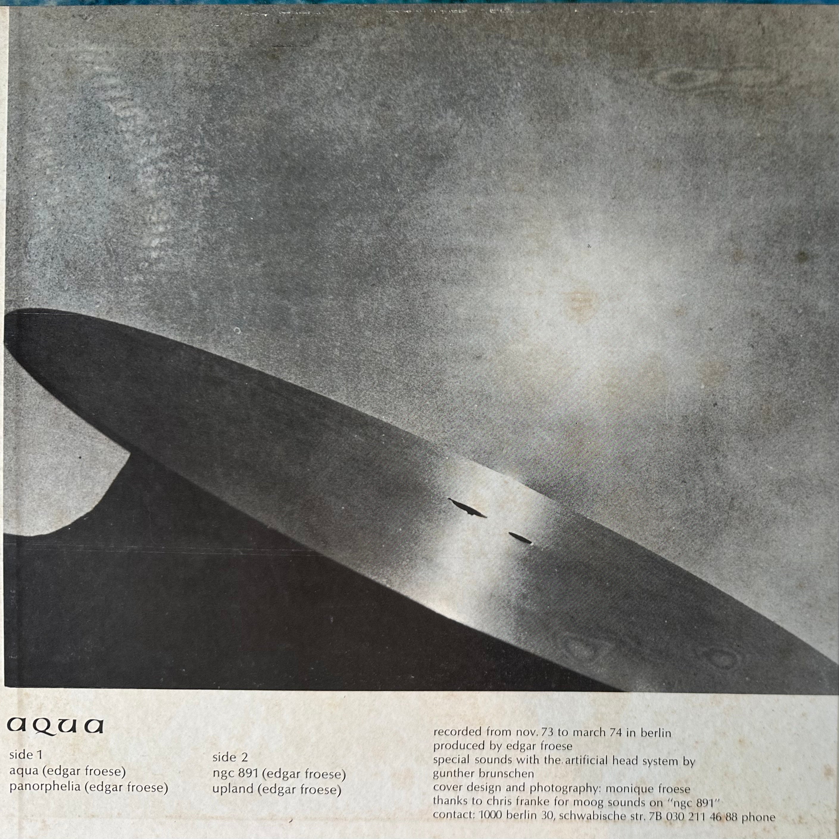 Edgar Froese - Aqua (USED/VINYL)