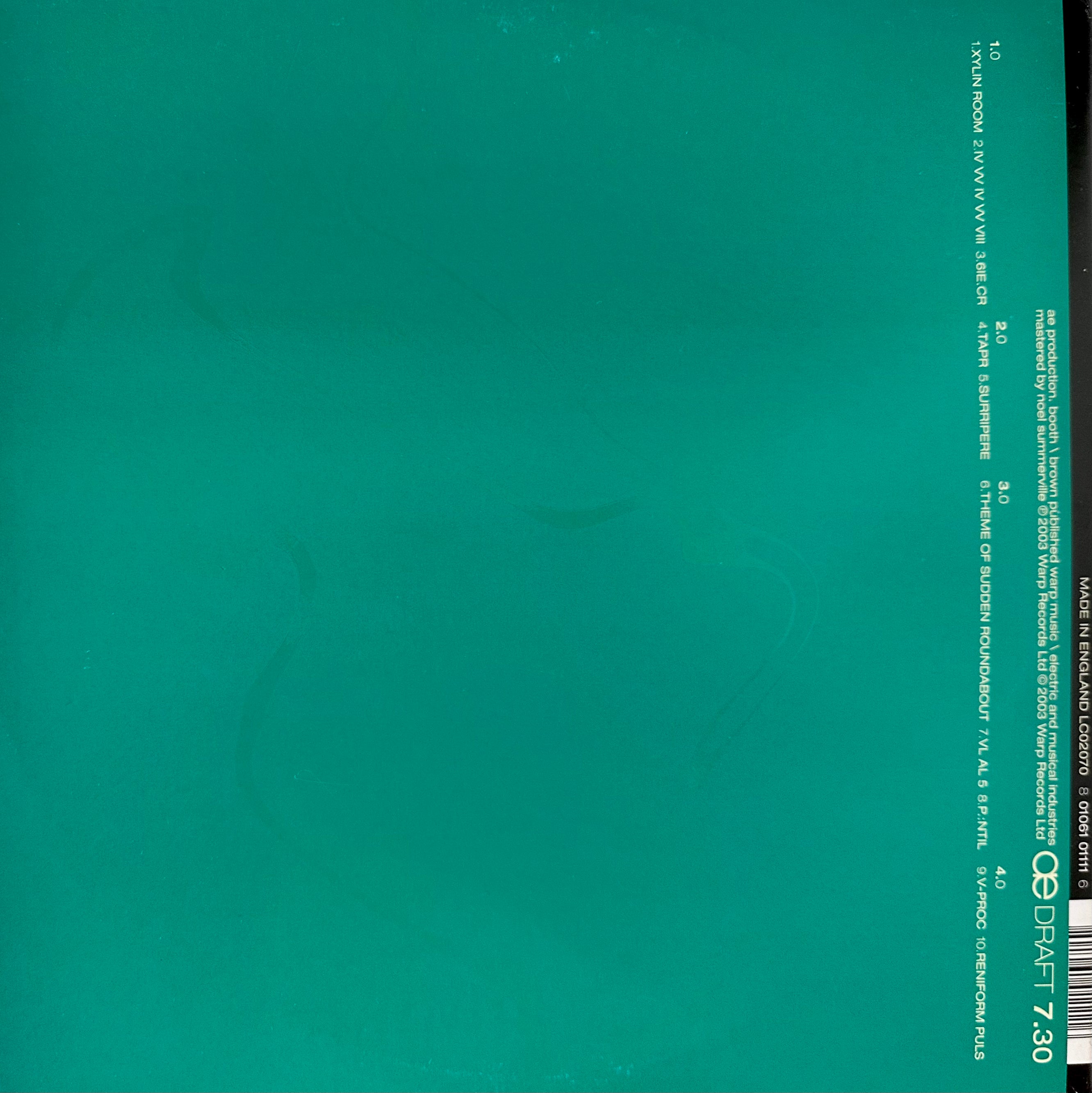 Autechre - Draft 7.30 (USED/VINYL)