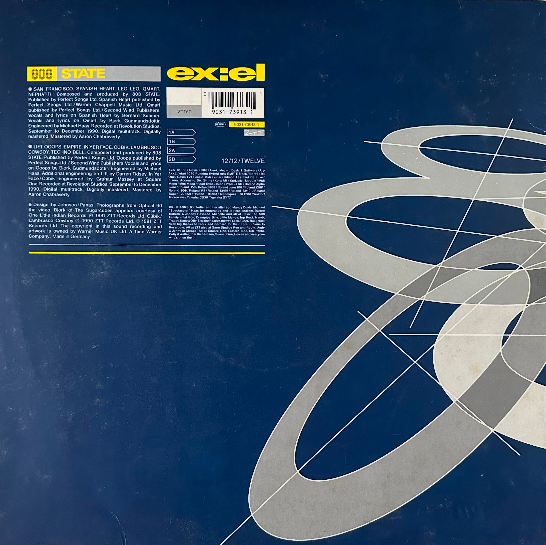 808 State – ex:el (USED/VINYL)
